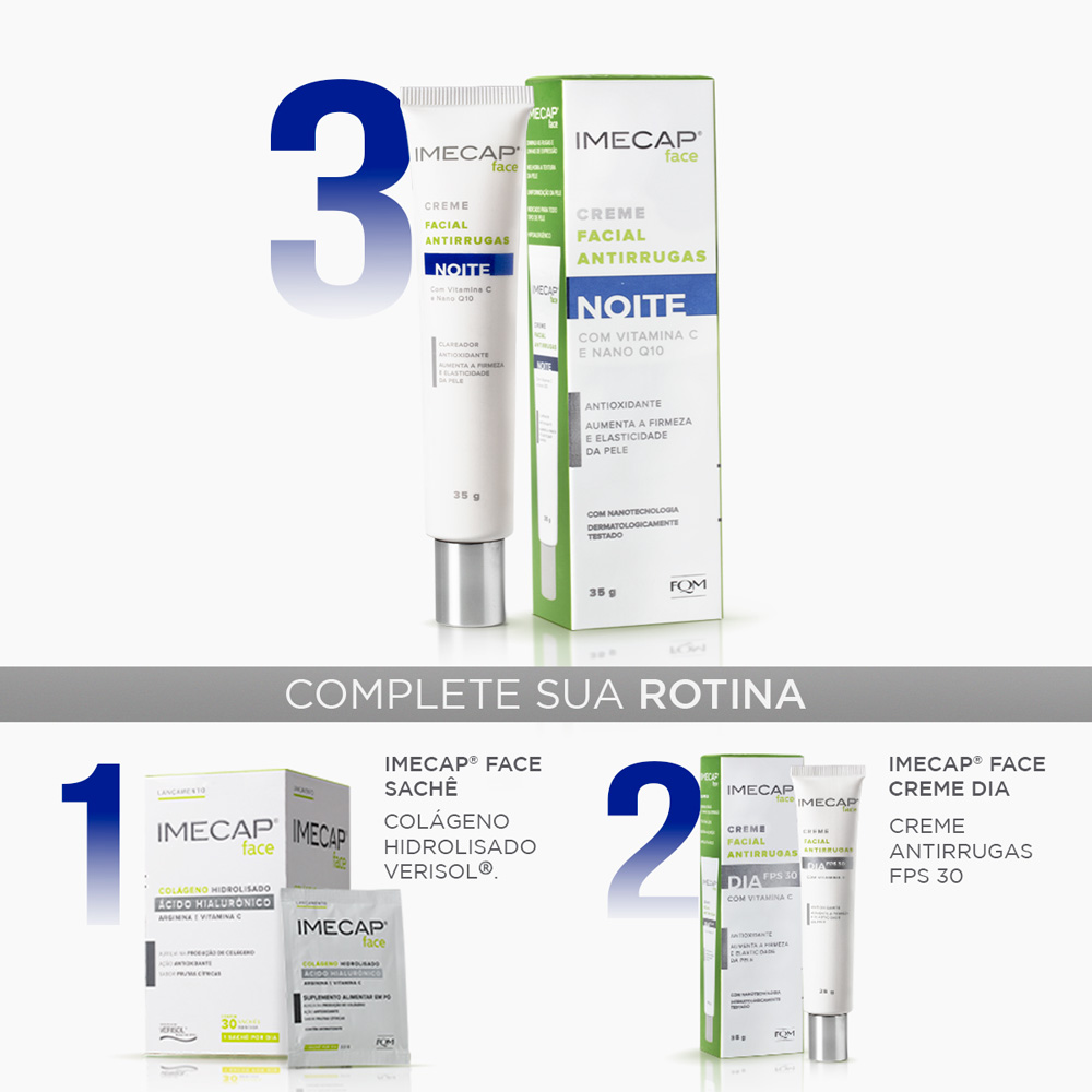 CREME FACIAL NOITE - IMECAP FACE