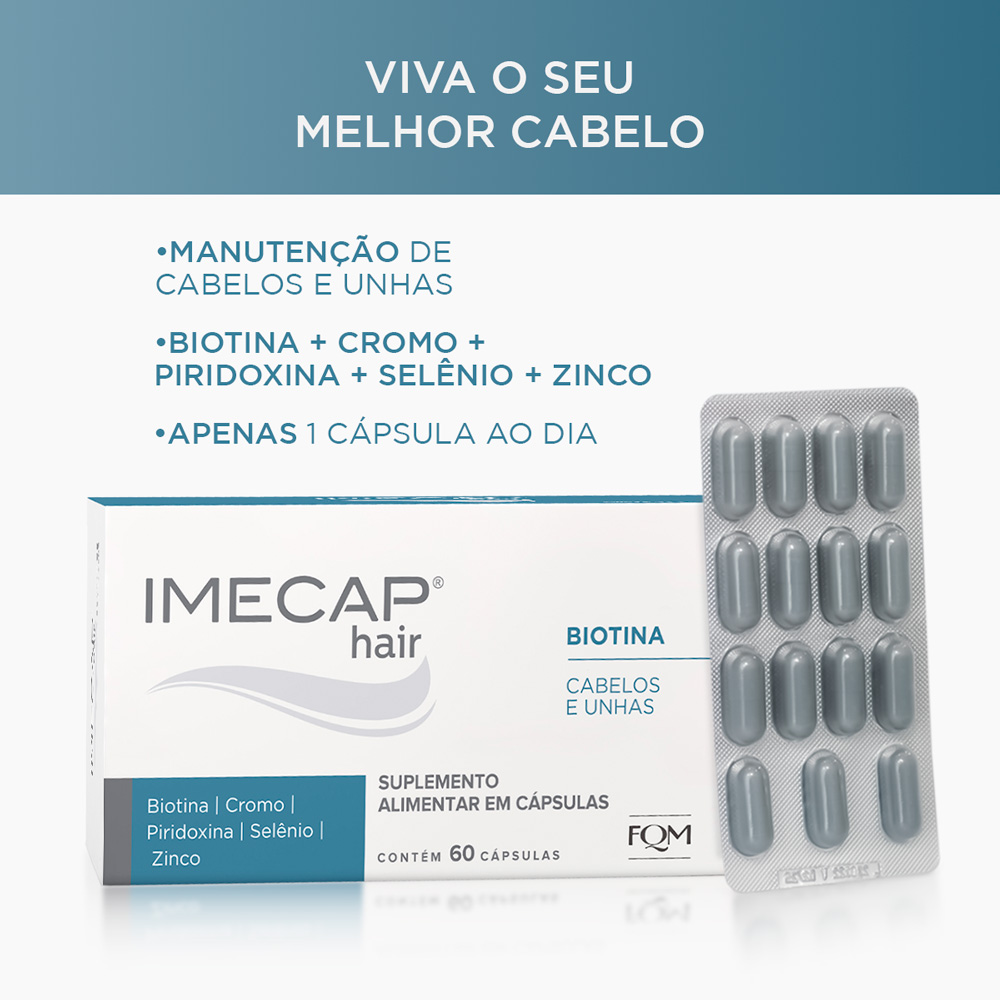 IMECAP HAIR - 60 C&Aacute;PSULAS