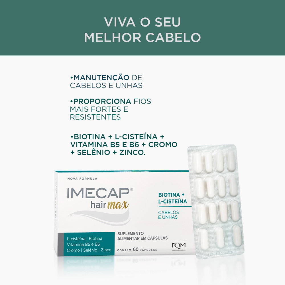 IMECAP HAIR MAX - 60 C&Aacute;PSULAS