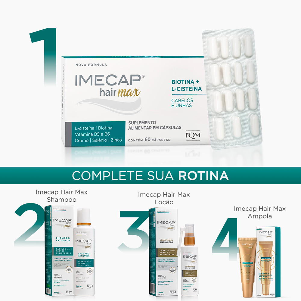 IMECAP HAIR MAX - 60 C&Aacute;PSULAS
