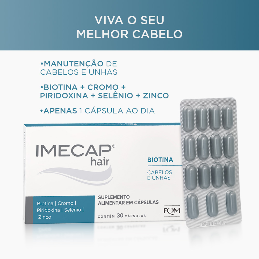 IMECAP HAIR - 30 C&Aacute;PSULAS