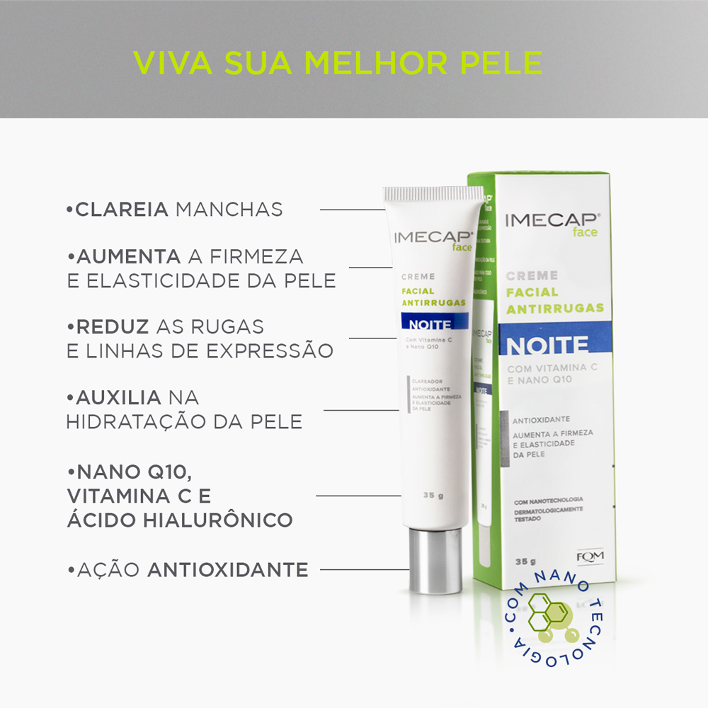 CREME FACIAL NOITE - IMECAP FACE
